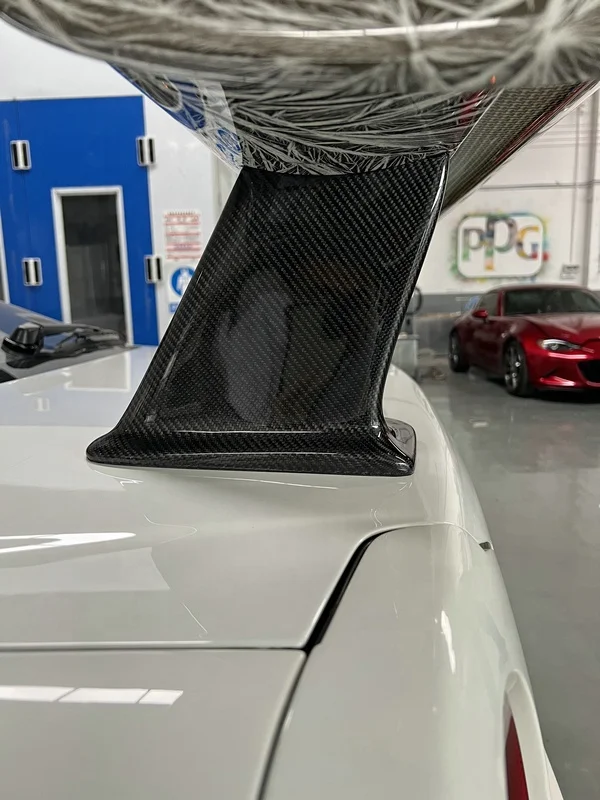 FRP Rear Trunk GT Wing For Nissan Skyline GTR R34 DLF Type Rear Fiber Glass Spoiler High Quality