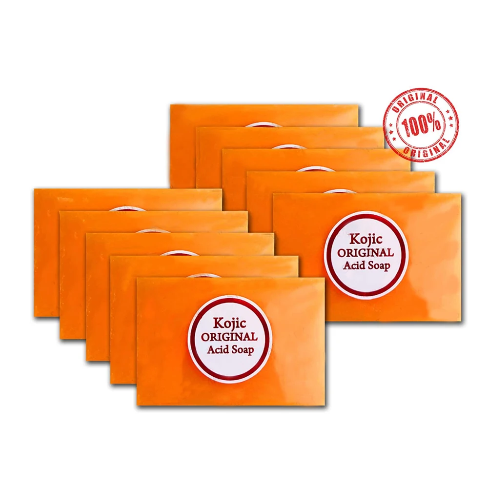 Оптовая продажа Оригинальное Мыло kojic из Бангкока Глют койевая кислота мыло для лица 100 г взрослых Отбеливающее осветляющее