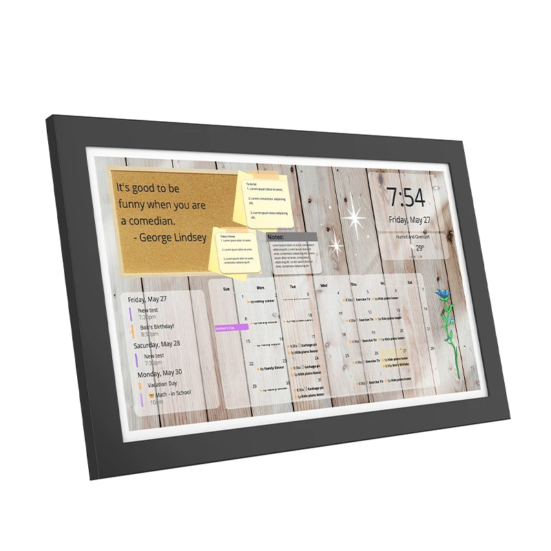 21.5 inch 24 inch  32inch Wall Mounted Family Calendar to do list Home Digital calendar android tablet with calendar Software