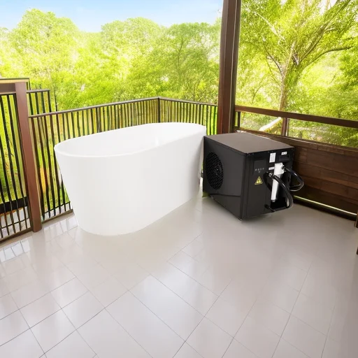 acrylic bathtub Luxury Keep warm High Quality Acrylic Cold Plunge Athlete Recovery Ice Tub With Chiller