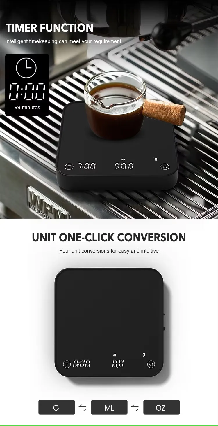 China Manufacturer Factory Price Coffee Electronic Scale Digital Espresso Coffee Scale