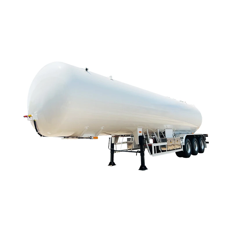 Used Shandong Factory 3 Axle LPG Tank Transport Tanker Trailer Lpg Tank Semi Trailer for Sale