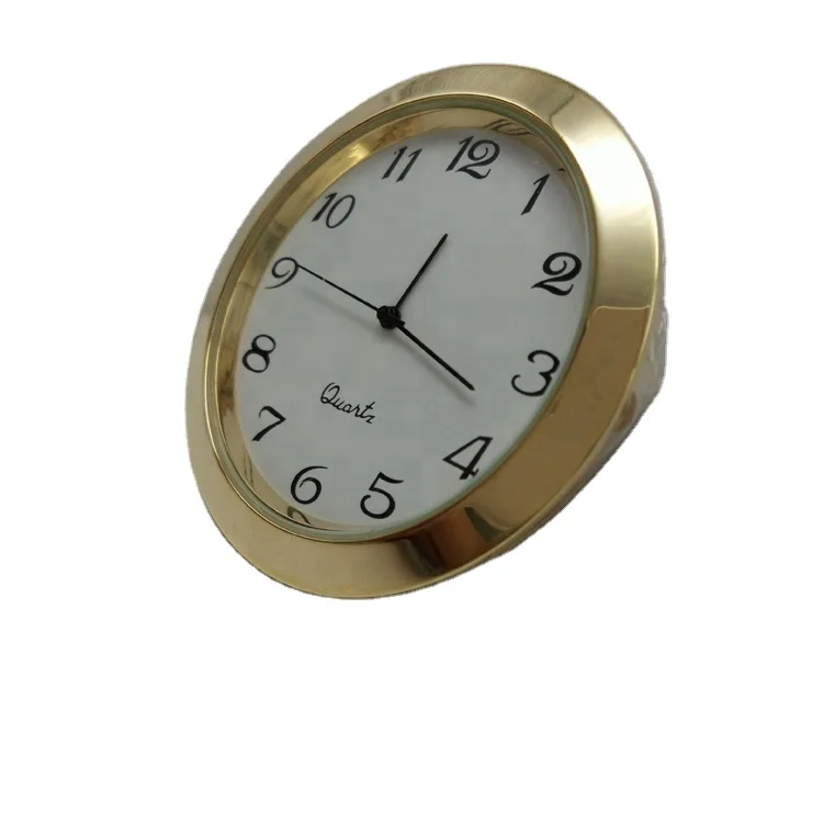 Highquality Mini Insert Clock with Japanese Quartz Movement 50mm