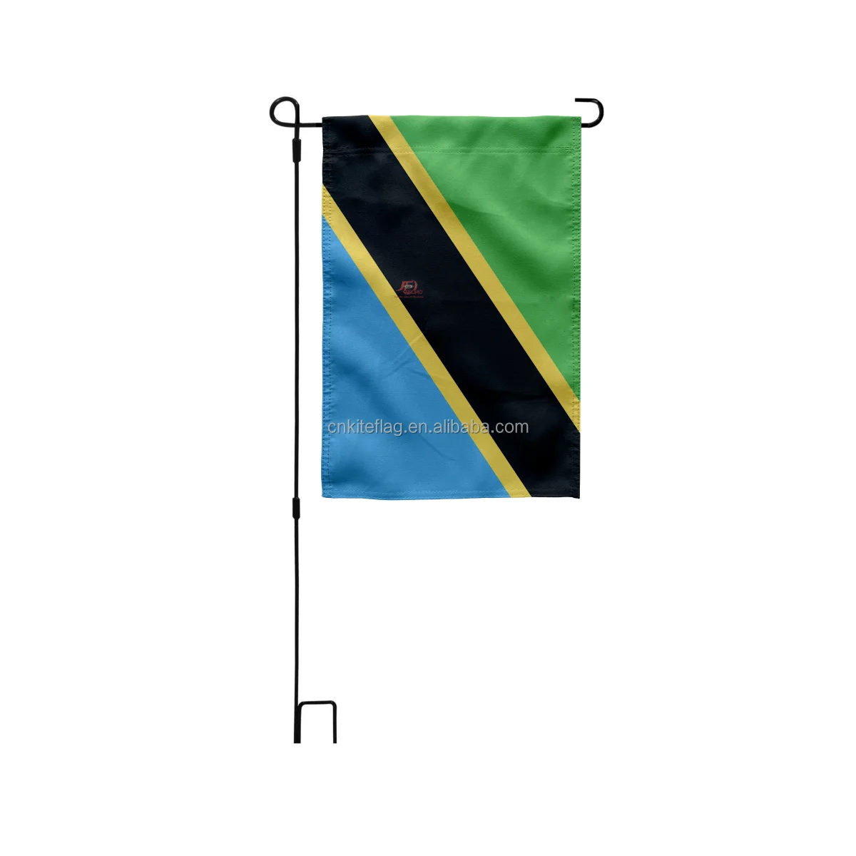 OEM Screen printing country blue yellow red white green tanzania flag 68D 100D 100%Polyester 3X5Ft Flags tanzania national Flag