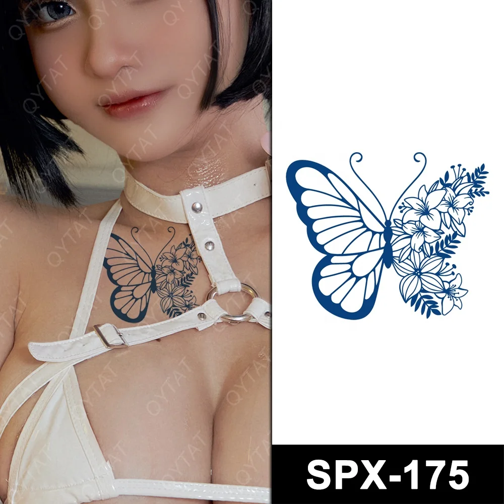 2 Weeks Long Lasting Small Size Sexy Cute Designs Supplier Juice Gel Ink Semi Permanent Jagua Temporary Tattoo Sticker