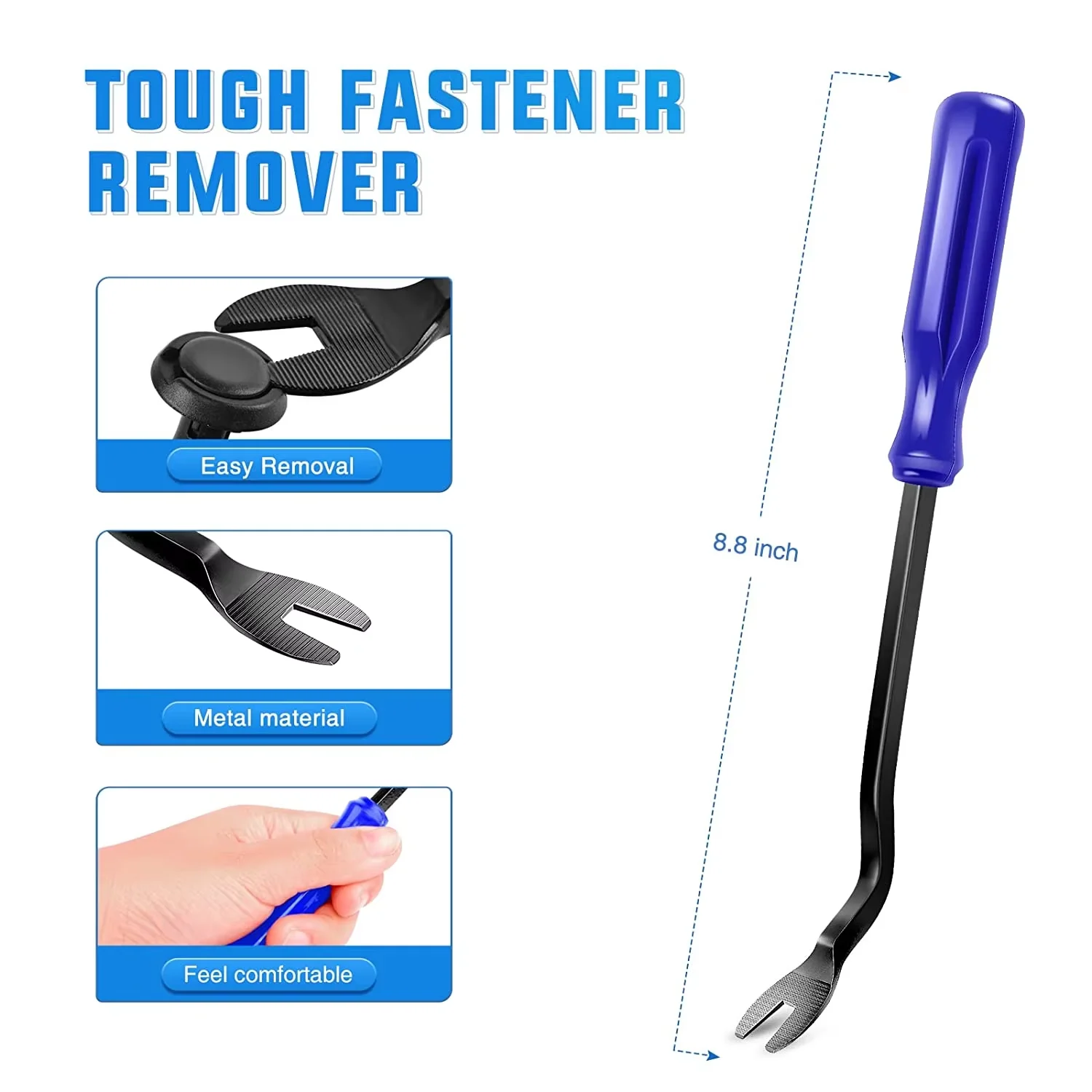 Auto Door Clip Panel Trim Removal Tool Kits Thick Plastic Car Tools for Car Dash Radio Audio Installer Pry Tool