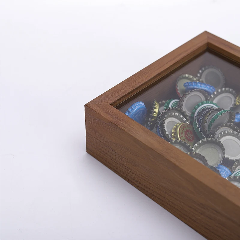 Wooden Art 3D Shadow Box Deep Picture Photo Frame High Quality Custom White Bag Customized Europe Wood Logo Style Packing Family