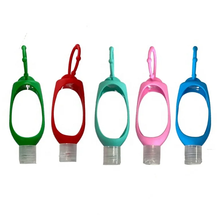 Promotional Gift Silicone Holder For Hand Sanitizer, Hand Sanitizer Silicone Holder Bottle 50Ml