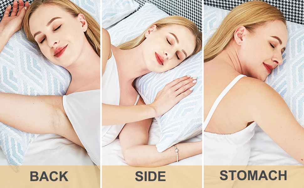 COOLING Amazons best sellers medical orthopedic pillow cervical neck bamboo pillow case aqua gel almohada viscoelastica cool gel pillow