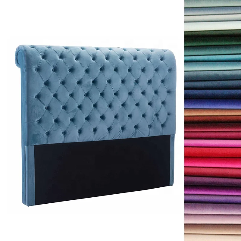 Monad Wholesale Holland Dutch Polyester Headboard Upholstery Sofa Cover Luxury Velvet Fabrics