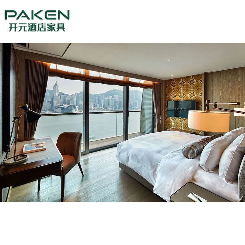 High End Hotel Apartment Bedroom Furniture Luxury Hotel Room Bed Furniture Set