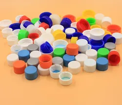 28MM PP/PE colorful white black yellow red blue screw cover caps plastic bottle cap