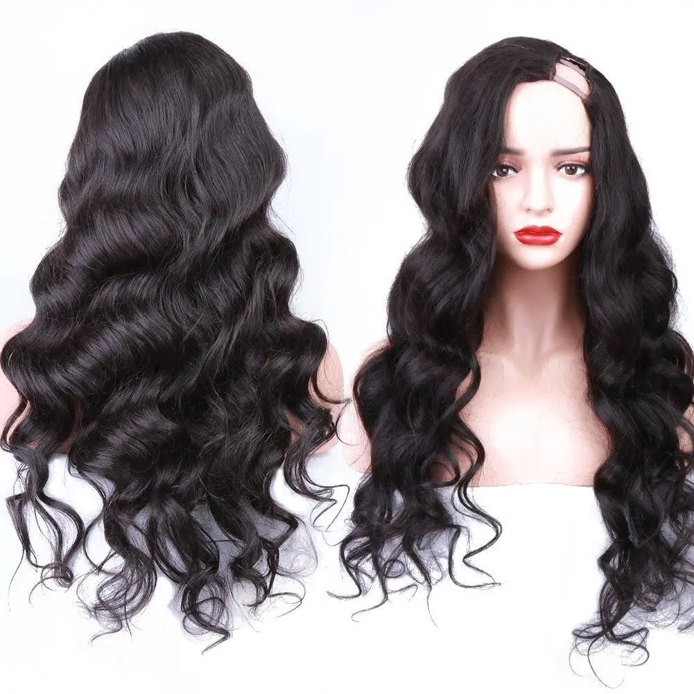 Good Quality 100% Density Body Wave Full Lace Front Wig Virgin Hair Malaysian Wig Upart Human Hair Wig