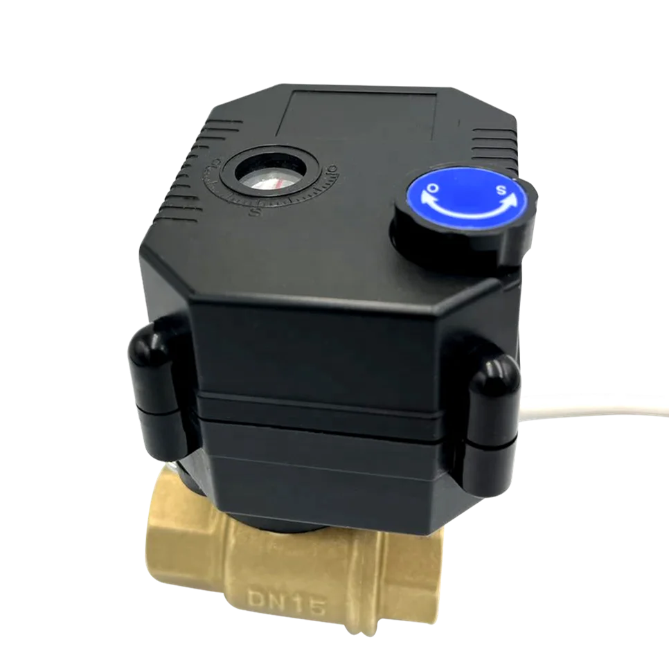 FH series motorized ball valve stainless steel brass electric actuator ball valve 12v 24v 5v 110v 220v for smart home