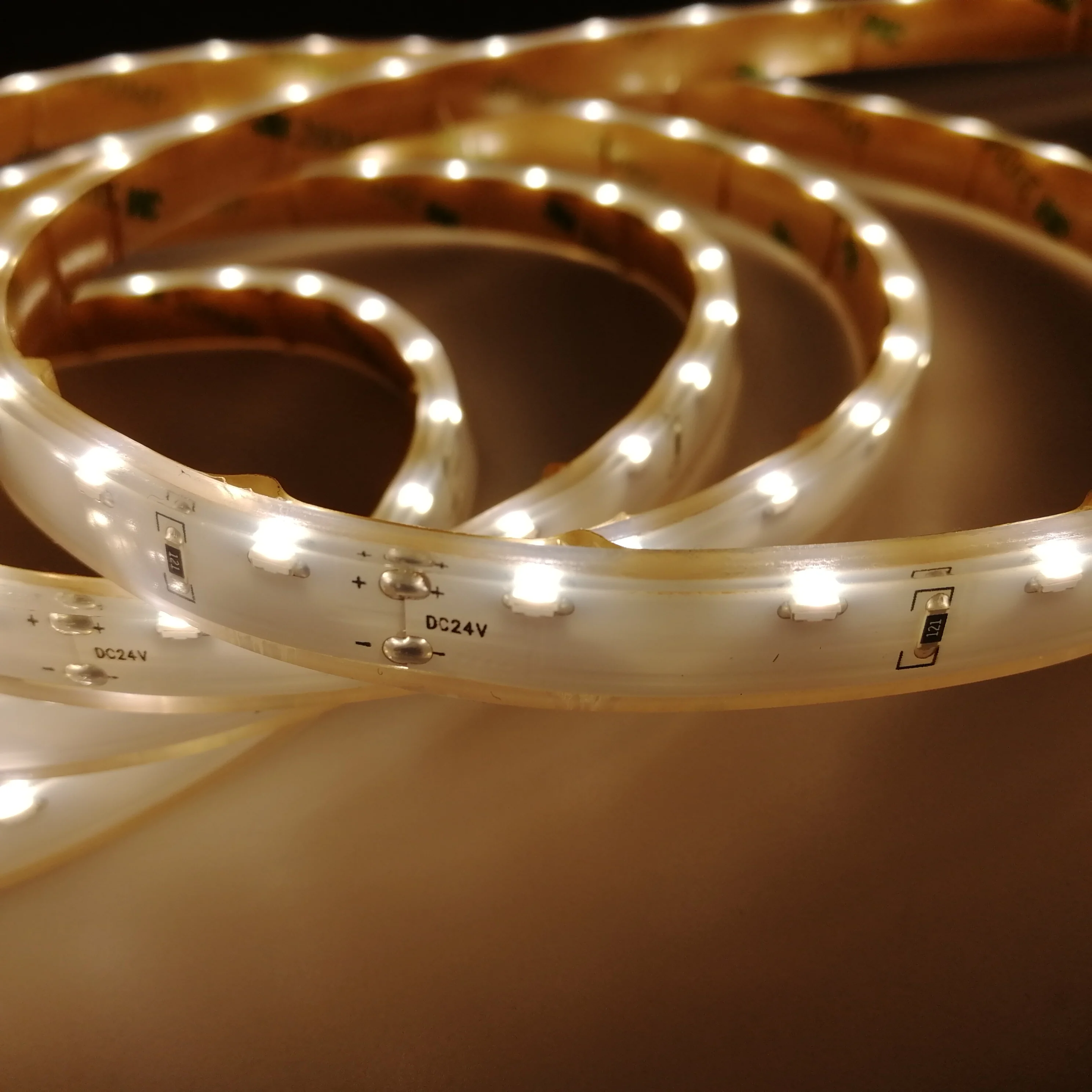 Side Emitting SMD 3014 Flexible LED Strip Light 120LEDs 8mm PCB Width 12V 24V LED Strip Light