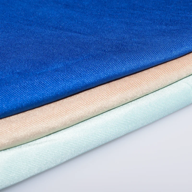 A002 High Density Plain Dyed Soft Stretch Polyester Spandex Bikini Swimwear Swimsuit Fabric For Beachwear