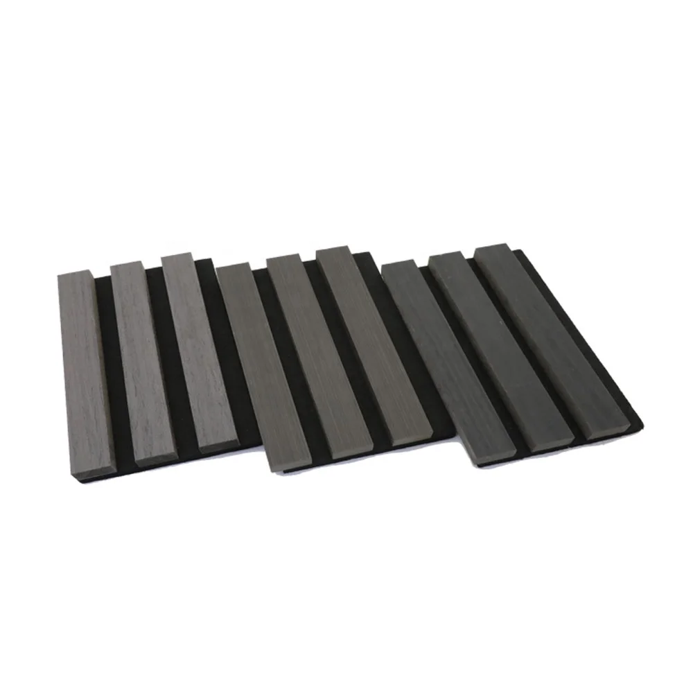 Hot Sale Wood Veneer Natural Oak 3d model design Acoustic Slat Wood Wall Panels Wall Acoustic Panel Interior Decoration