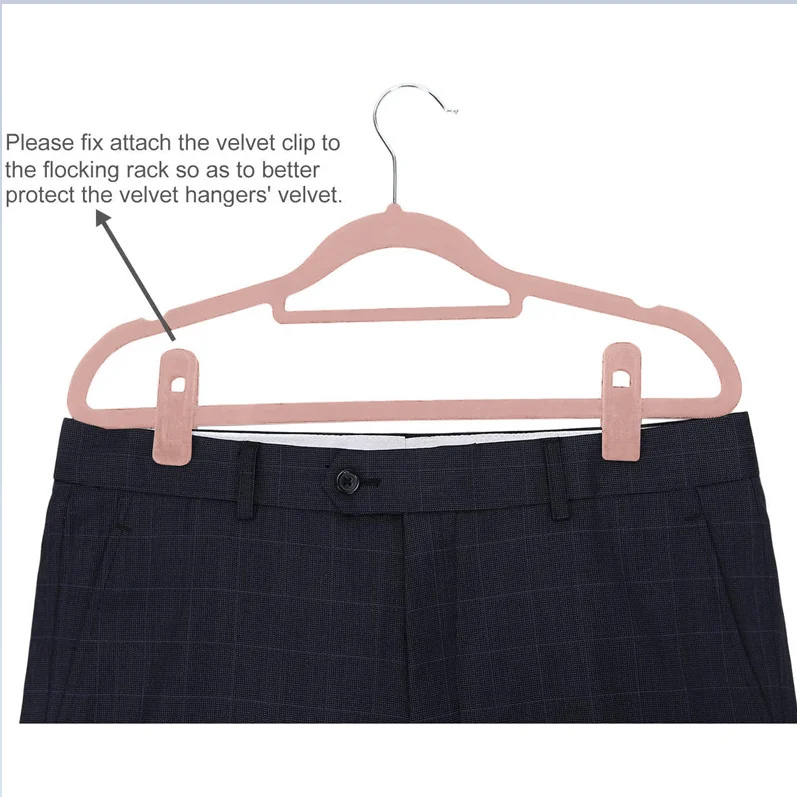 velvet hanger clips Flocking small clip household multi-functional windproof plastic clothespin non-slip no trace dry clip