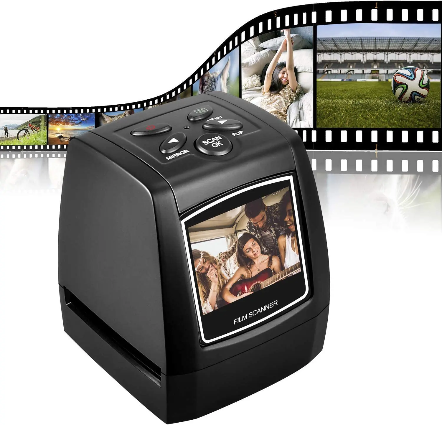 
High resolution 35mm negative film slide viewer scanner USB digital color photo copier digital film converter 