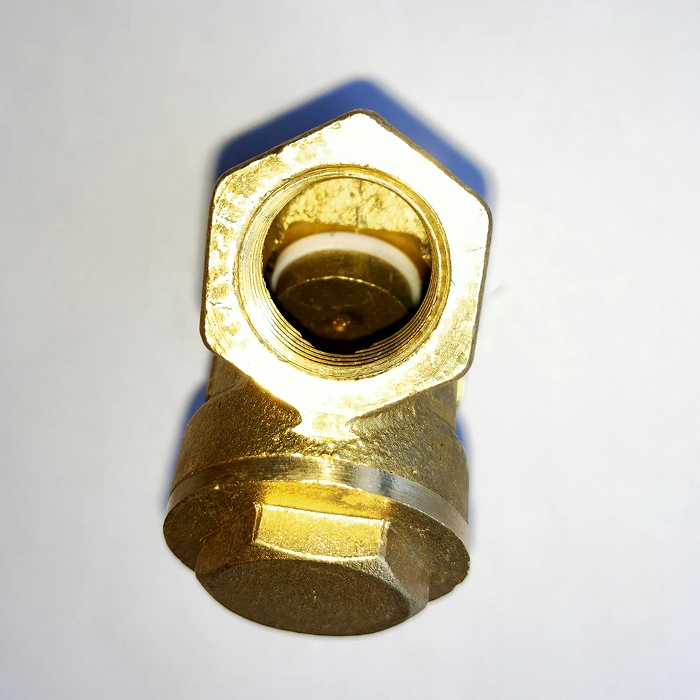 Fire Protection Gate Pressure Brass Swing Check Valves Industrial Globe Valves with High Temperature Resistance  Washer Inside