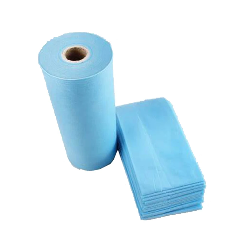 Blue color  spunbonded + meltblown + spunbonded technical pp spunbond non woven for medical used