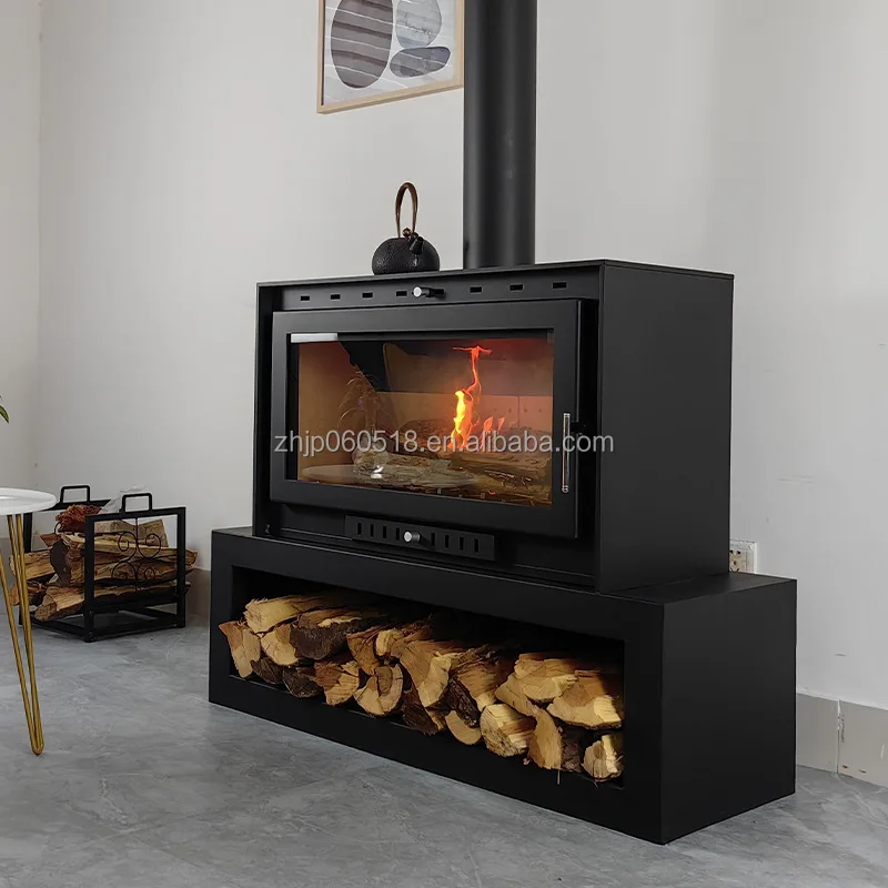 Domestic Indoor Wood stove Wood Burn Stove Water Heat Exchange Heating Furnace Wood Burning Fireplace