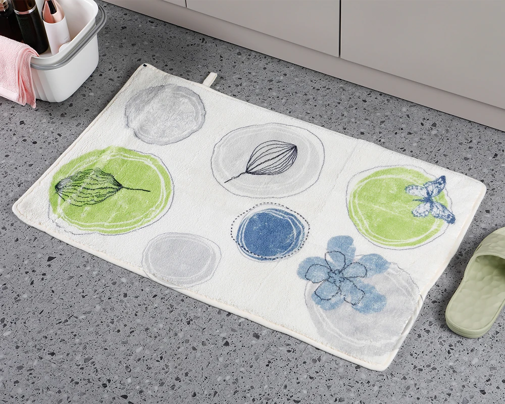 Фланелевый коврик из полиэстера, 75 х45 см