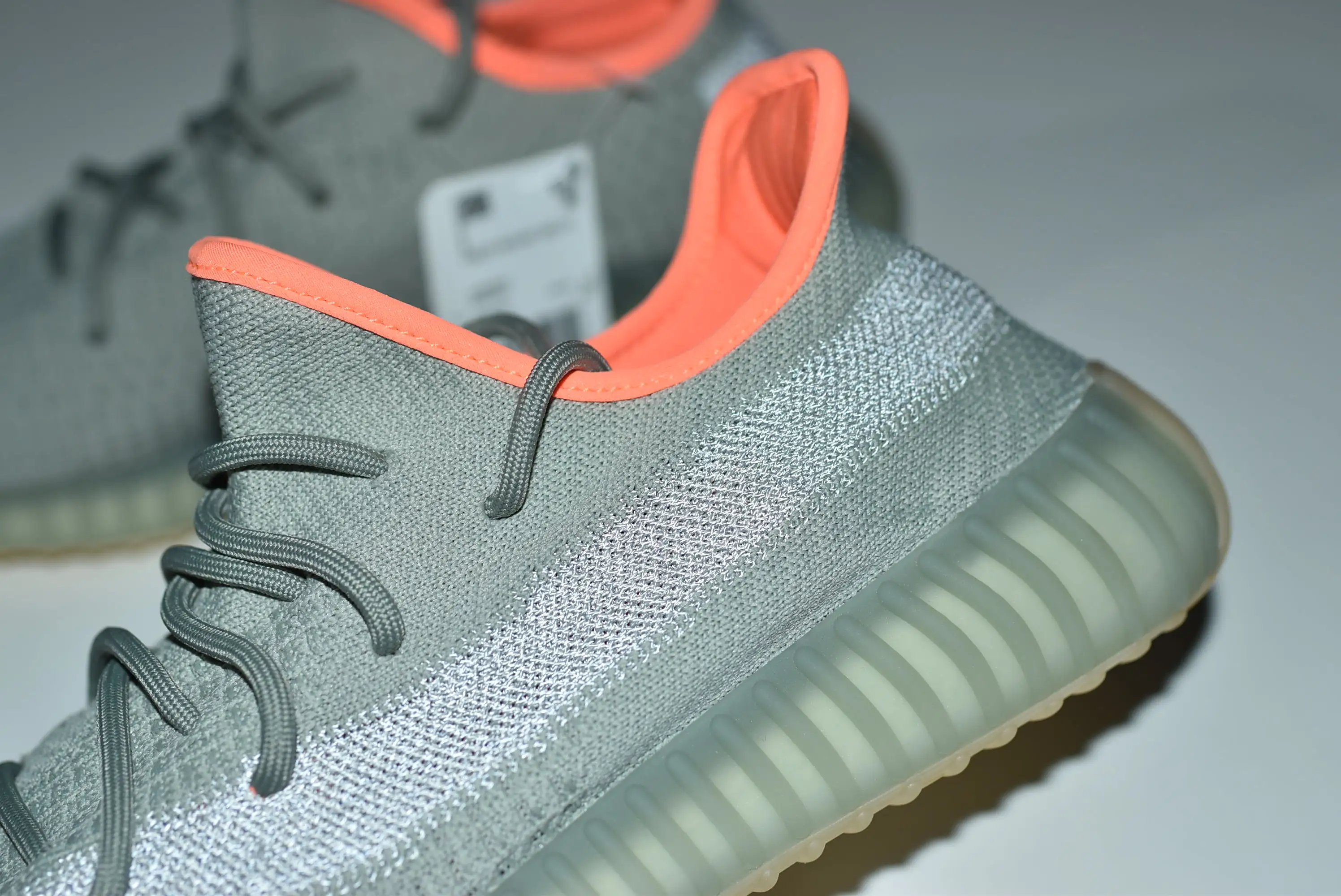 
with logo & boxes 2020 newest knitting fabric yeezy desert sage orange sports 350 v2 sneakers running yeezey shoes schoenen 