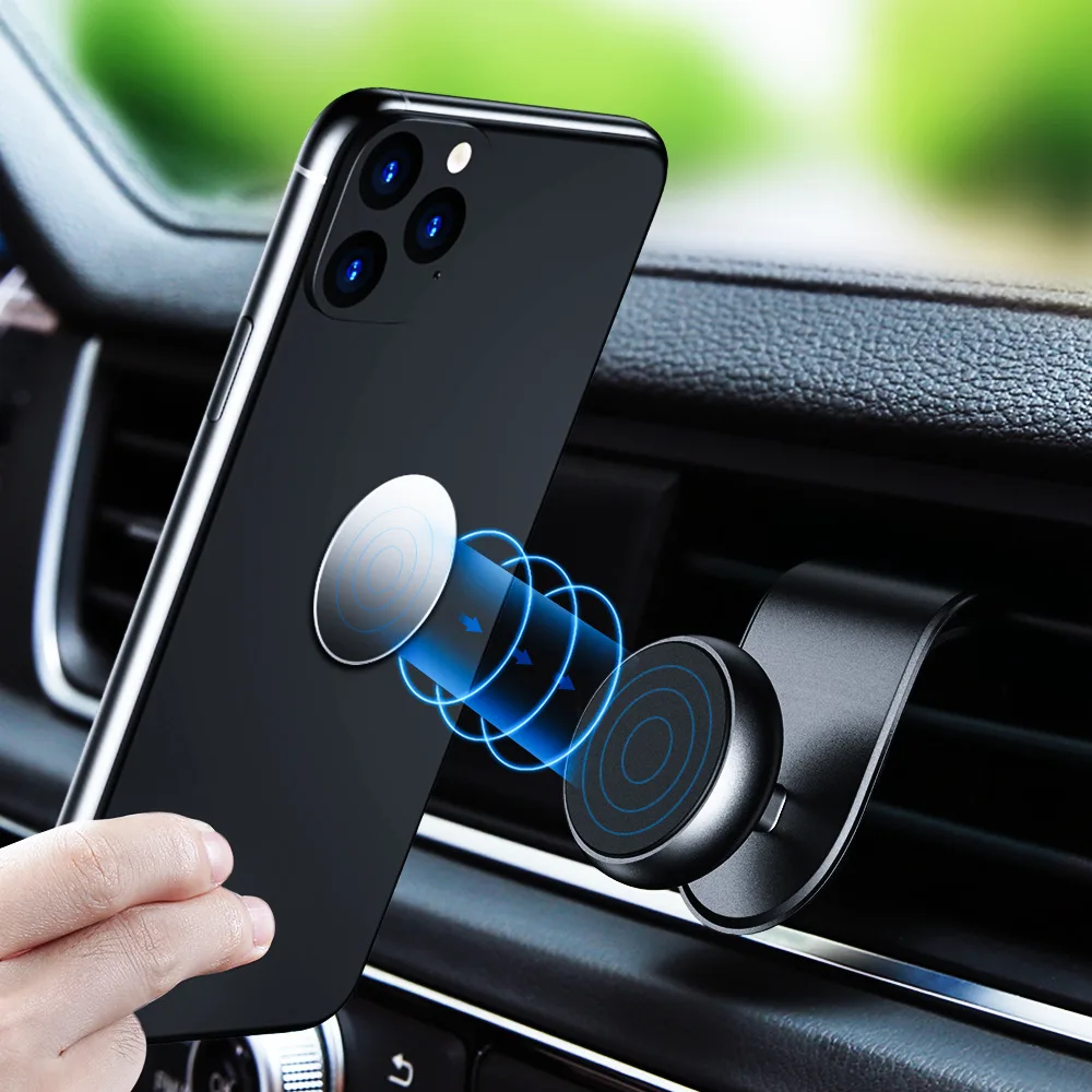 Универсальный магнитный автомобильный держатель FLOVEME для iPhone поворот на 360 градусов мобильного телефона подставка крепление поддержка