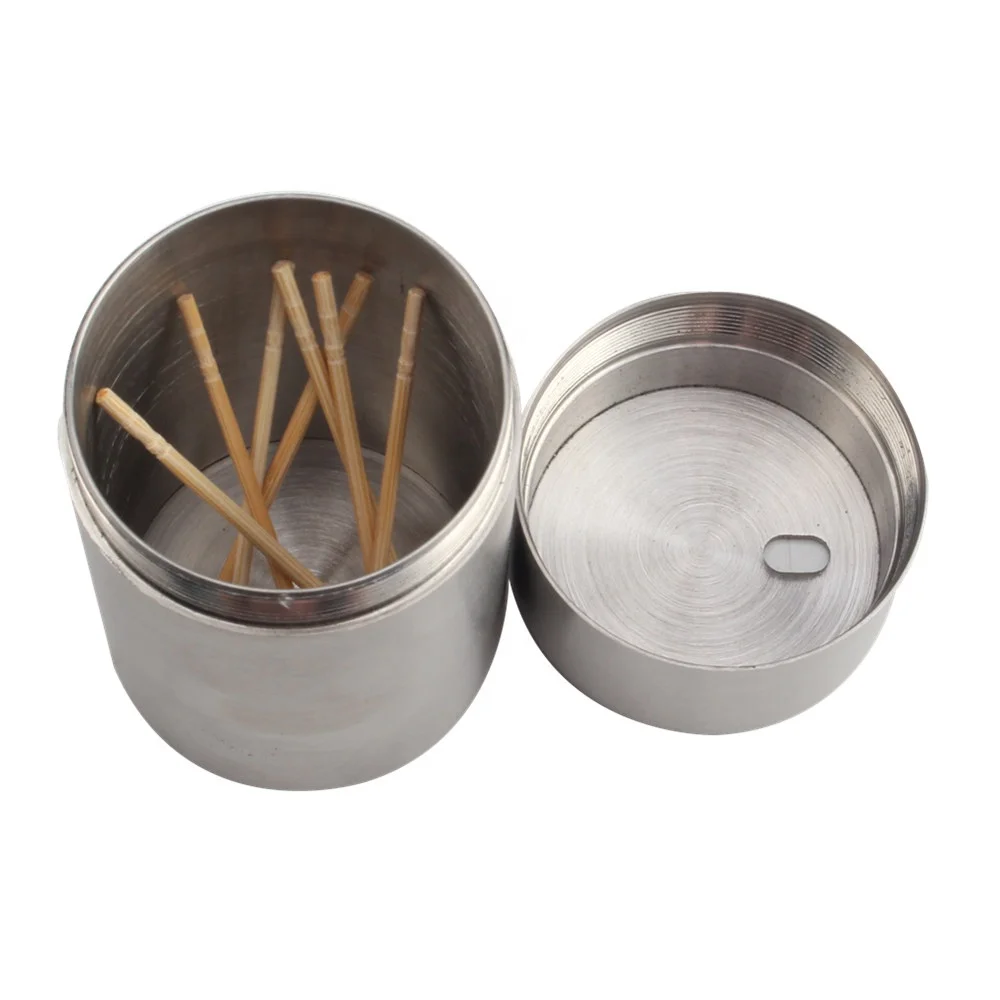 Toothpicks Holder Dispenser Stainless Steel
