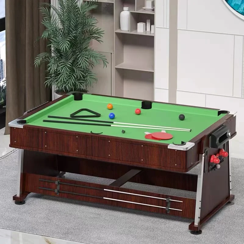 Factory wholesale cheap modern 4in1 multi game air hockey table tennis table and dining pool table billiard