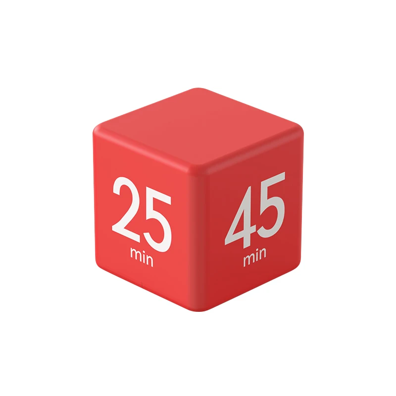 Time management timer digital Preset cube weight for kids workout, kitchen and sports Preset timer digital clock timer