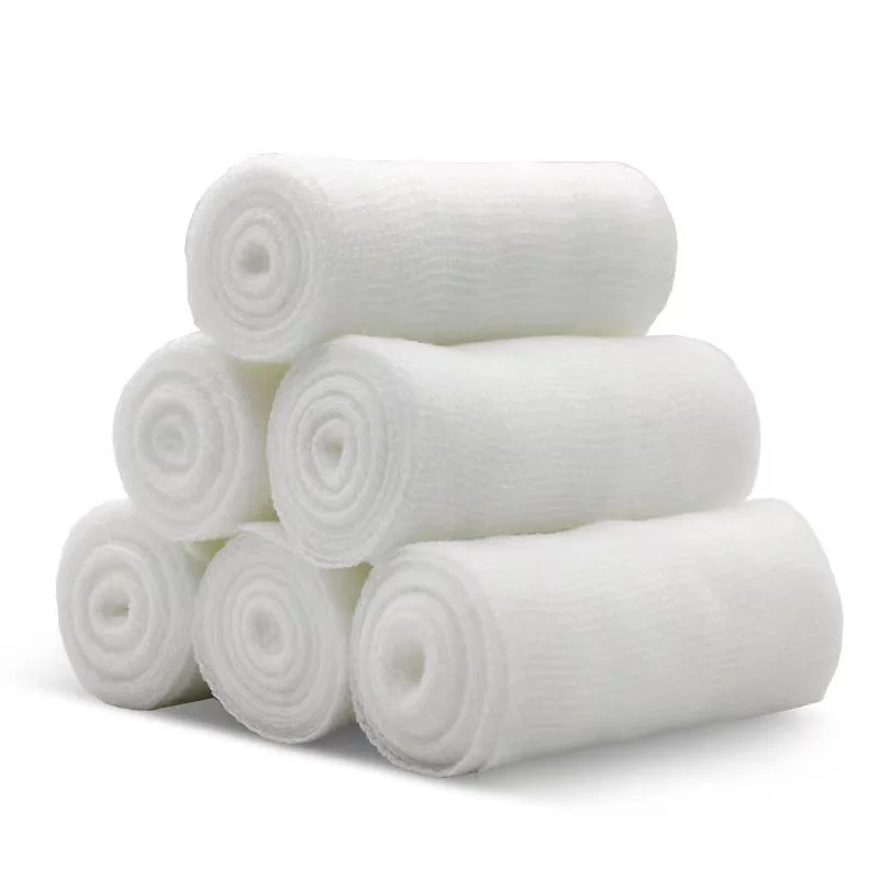 PBT Gauze Roll Disposable Surgical Thin Pbt First Aid Bandage gauze Roll Medical Wound Dressing Breathable Gauze Wrap