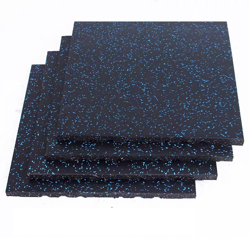 
different thicknesses shock & noise absorbing rubber mats EPDM flooring mat 