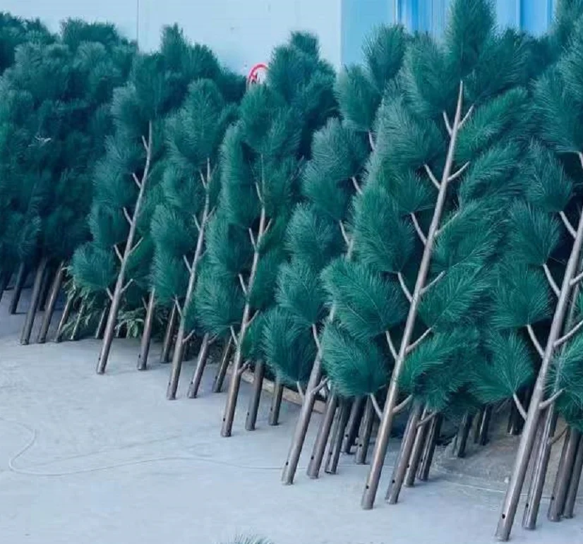 Steel Monopole Camouflage Palm or Pine Tree Telecom Antenna Tower