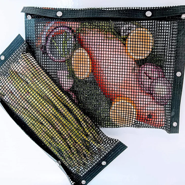 Hot Sale Bbq Mesh Bag Outdoor Folding Barbecue Rack Wire Meshes Portable Household BBQ Grills Tools