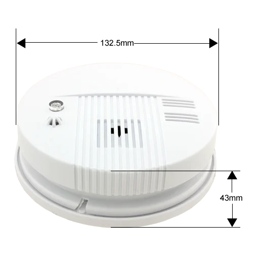 Conventional hard wire network independent smoke detector battery powered AC/DC dual power fire alarm LS-828-14