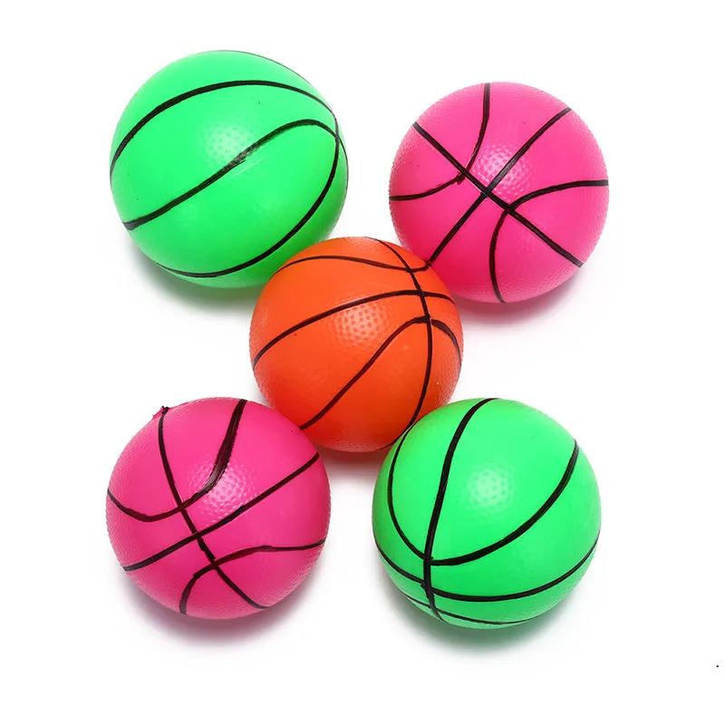 Wholesale Cheapest Swimming Pool Play Pink Glossy PVC Foam Ball Mini Basketball In Bulk