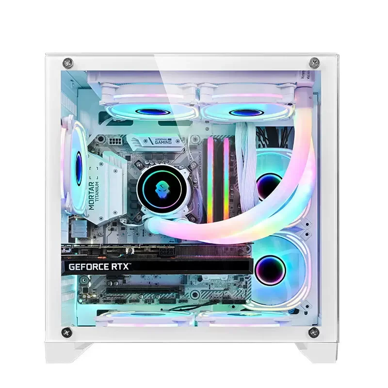 Custom ATX white host full towers desktop computer gaming pc case