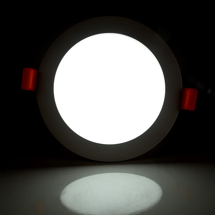 Ultra Slim Anti Glare Cabinet Recessed Smd 5w 9w 12w 18w 24w Led Panel Light