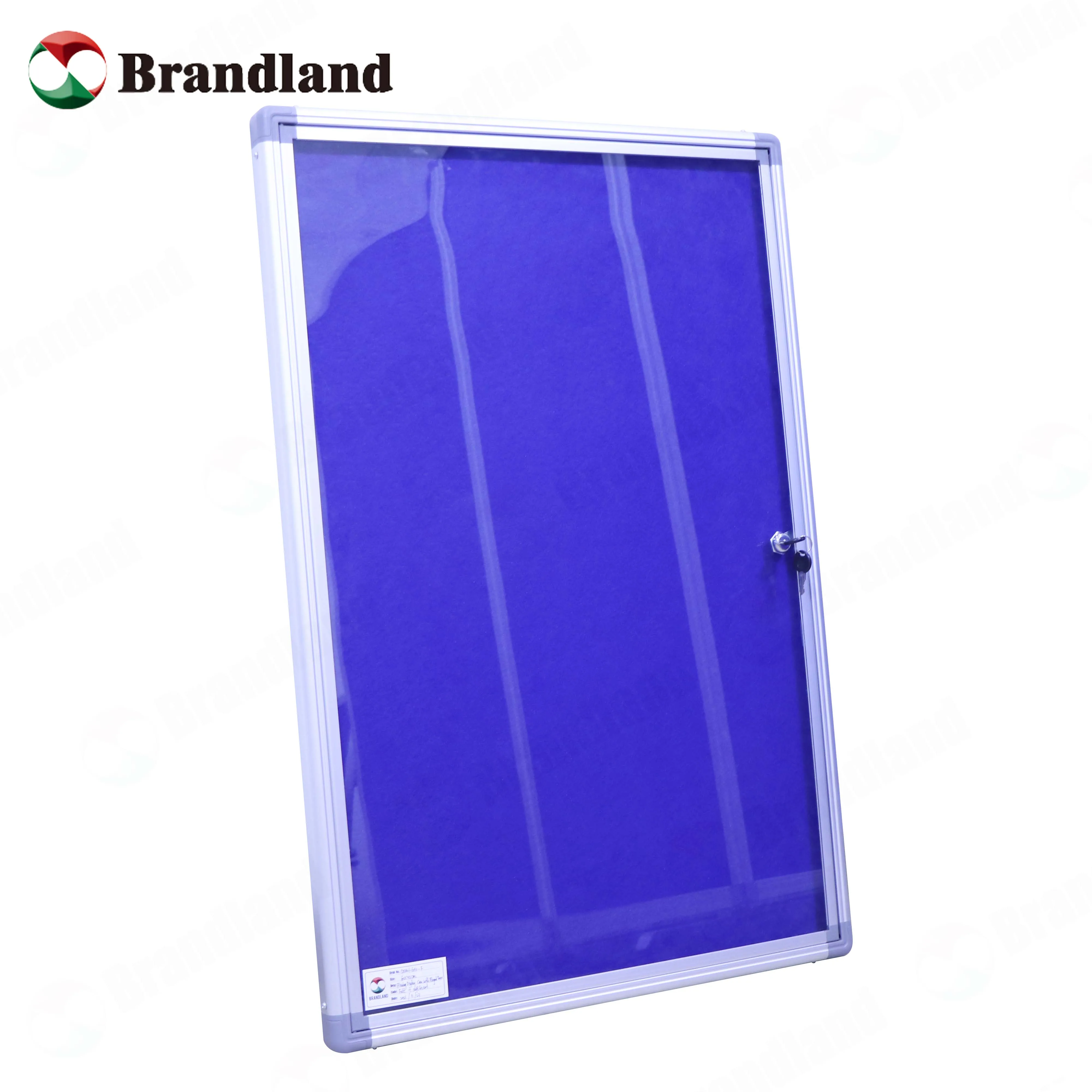 Fabric covered cork memo notice board with aluminium frame Message Board