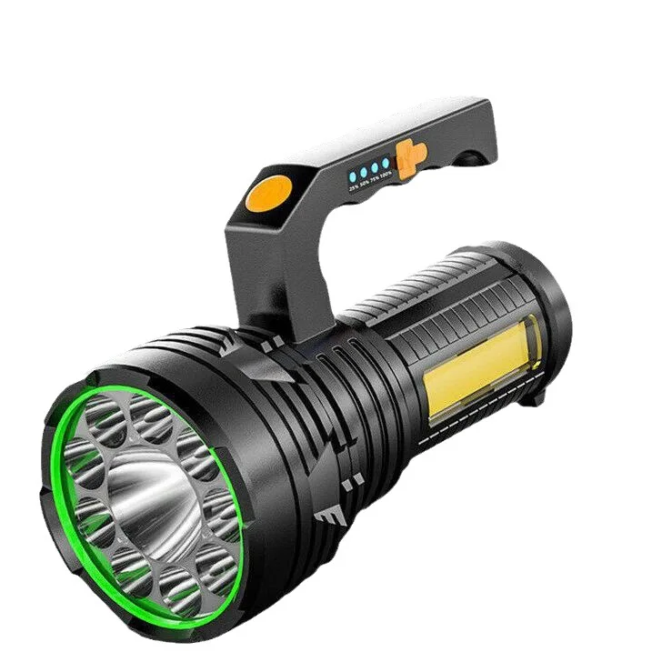 Warsun X590 1300 Lumen Powerful Rechargeable Flashlights&Torches LED Searchlights Rotating Outdoor Sky COB Working Search lights