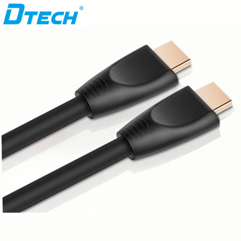 DTECH Горячая Продажа Чистый медный HD видео кабель 1 м черный