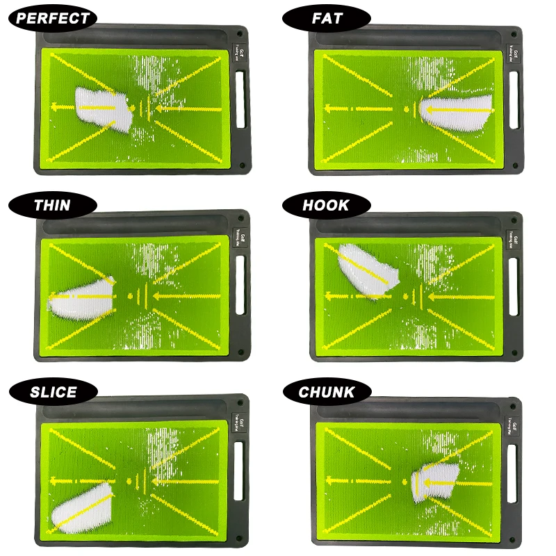 Factory Hot Sales Driving Range Golf Hitting Mat Swing Training Mat Indoor Golf Mat with Ball Tray