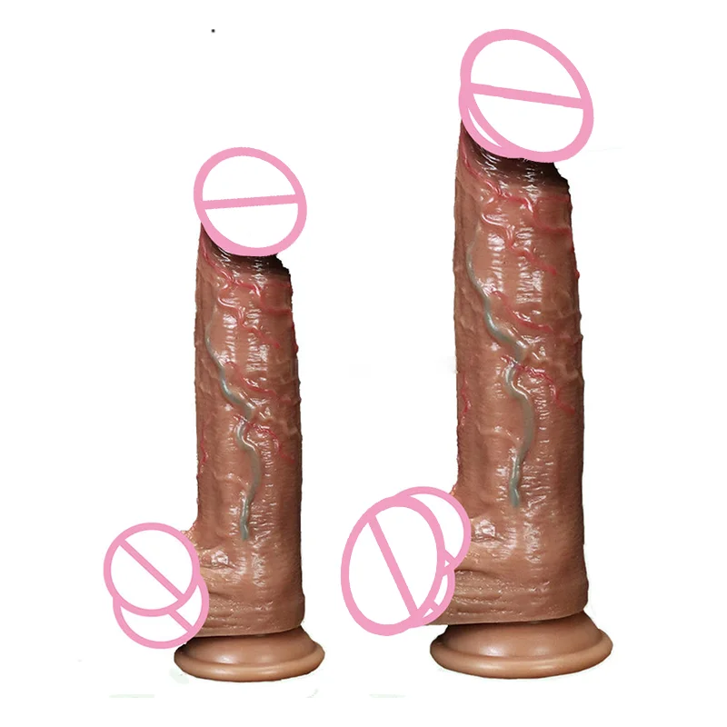 GF 9 Inch Big Dildo Penis Real Veins Thick Cock Strap On Dildos Dick with Suction Cup Sex Toys Dildos for Women