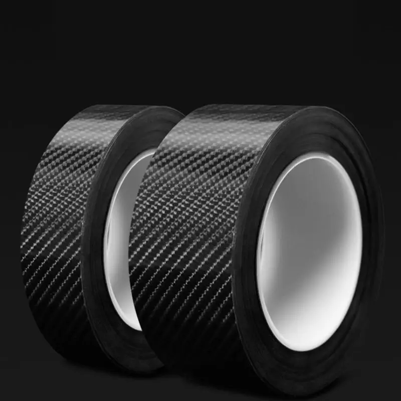 Car Universal Body Decals Film Nano Waterproof stickers cars Black Carbon Fiber Auto Windows Door Covering Wrap Vinyl Sticker