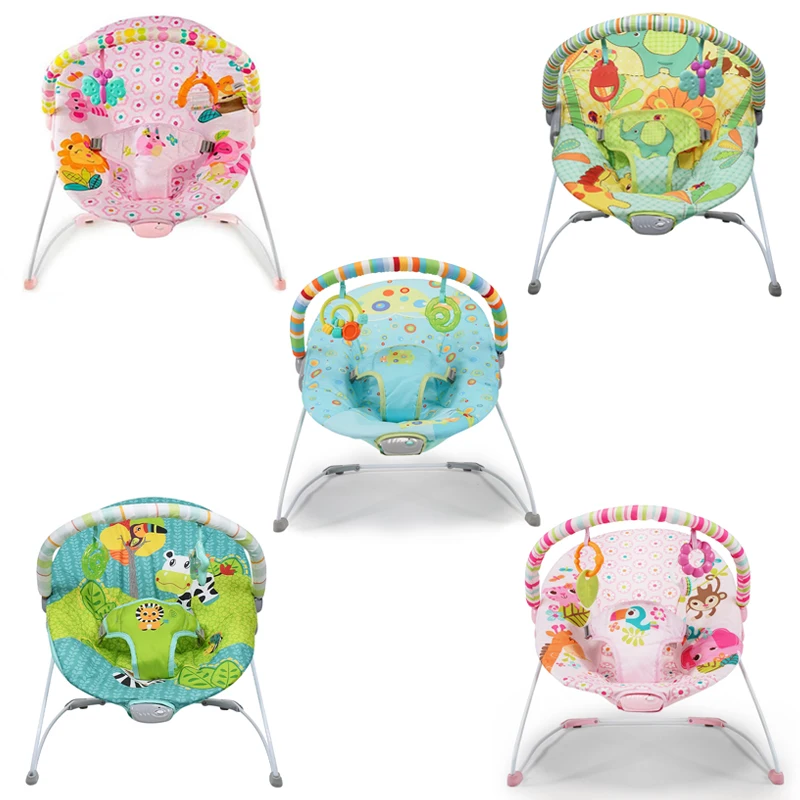 Cheap Price Portable Infant Swing Chair With Hanging Rattles Adjustable Baby Rocking Chair With Vibration