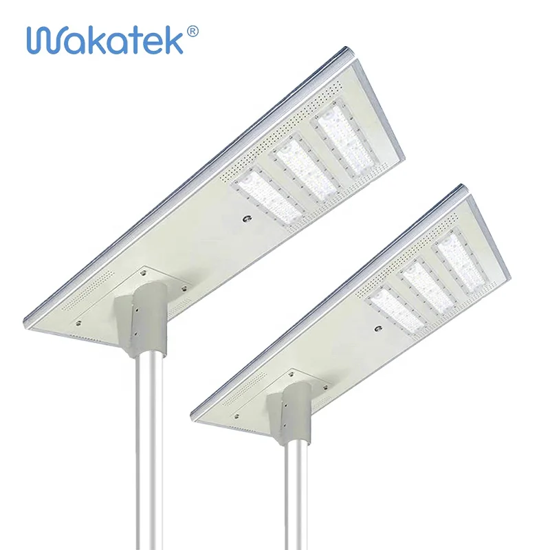 WAKATEK  Superior Quality MPPT Technology Controller 60W All In One Solar Street light