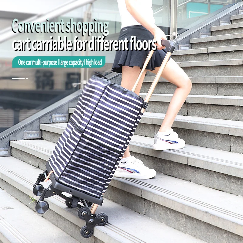 Складная портативная пластиковая тележка для