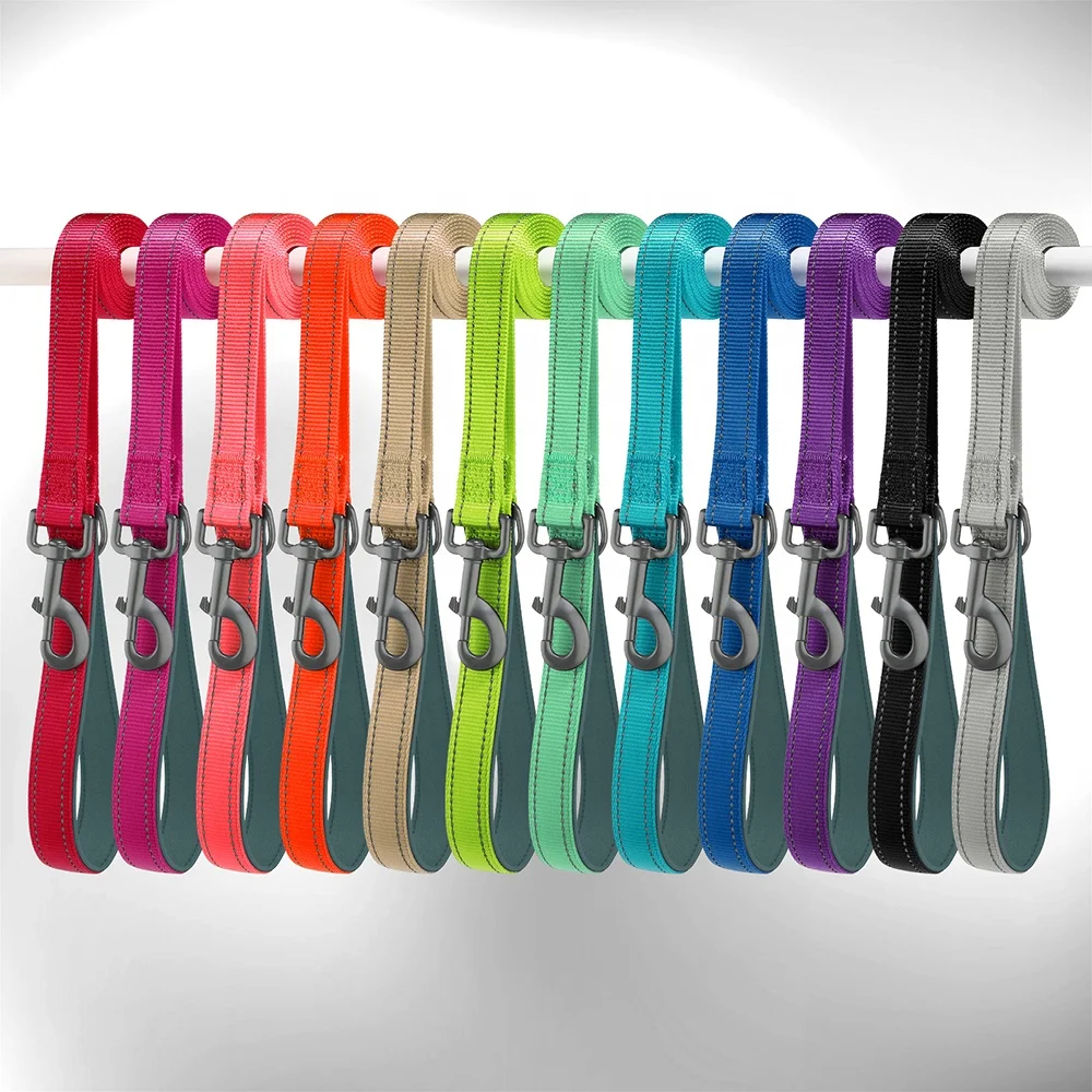 Классический удобный мягкий поводок для собак с мягкой ручкой ходьбы Мягкий Нейлоновый Поводок домашних животных